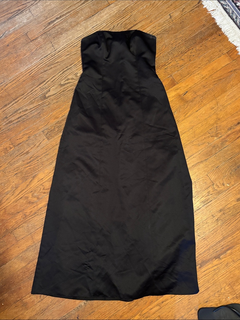 Strapless Bridesmaid Dress. David’s Bridal. - Picture 2 of 4